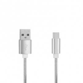 3.4A Stainless Steel Spring Quick Charge Type-C USB 3.1 Charging Cable with High-Speed Data Transmis