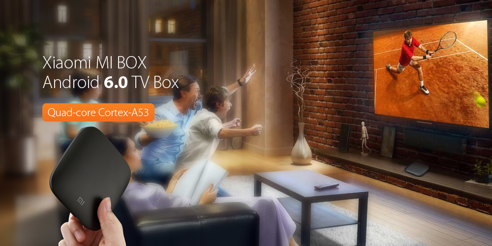 Original Xiaomi MI BOX Android TV Box Official International Version