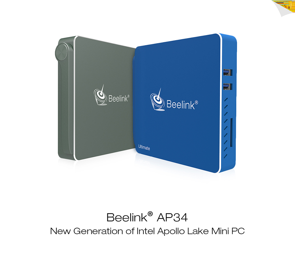 Beelink AP34 Mini PC Intel N3450 8GB RAM + 64GB ROM Support for Win10