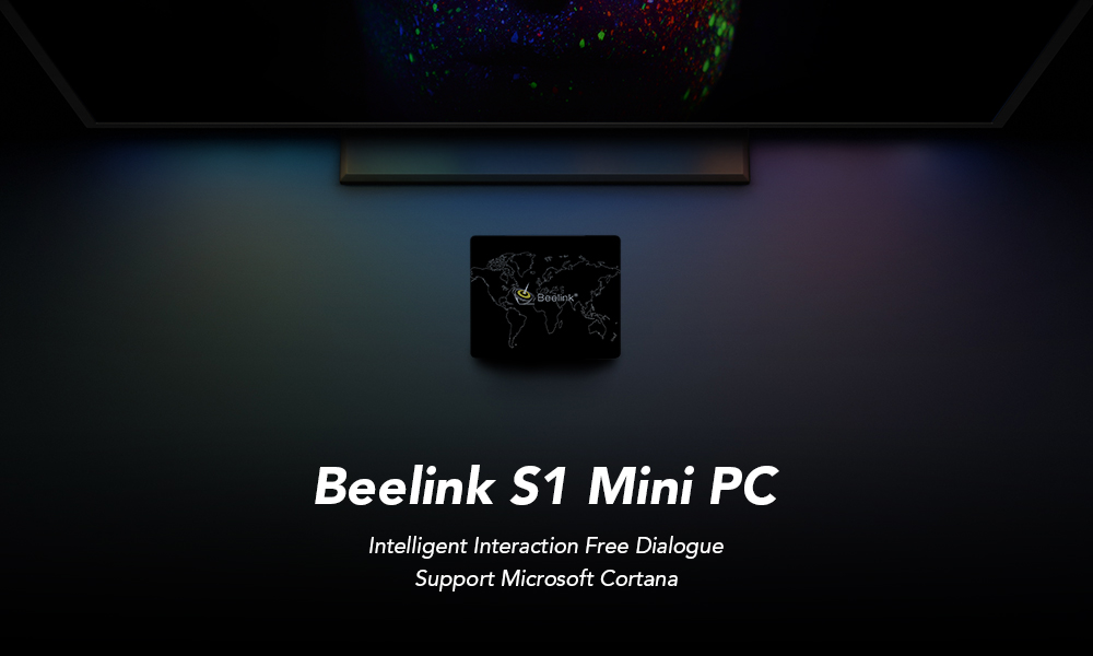 Beelink S1 Mini PC Intel N3450 Support Windows 10 Voice Control